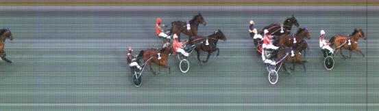 Målfoto for løp 6 på bane ST den 11.04.2021