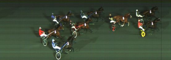 Målfoto for løp 8 på bane ST den 11.04.2021