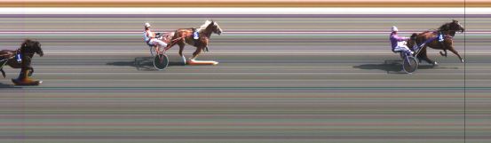 Målfoto for løp 2 på bane ST den 17.04.2021