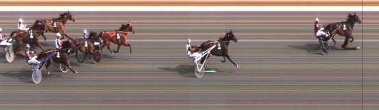 Målfoto for løp 4 på bane ST den 17.04.2021