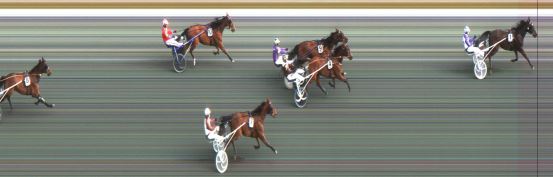 Målfoto for løp 5 på bane ST den 17.04.2021