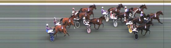 Målfoto for løp 8 på bane ST den 17.04.2021