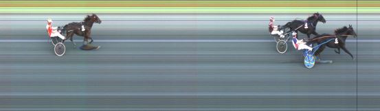 Målfoto for løp 6 på bane ST den 14.07.2021