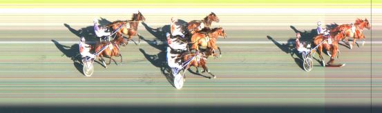 Målfoto for løp 1 på bane ST den 23.07.2021