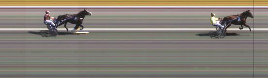 Målfoto for løp 2 på bane ST den 24.07.2021