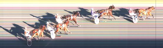 Målfoto for løp 1 på bane ST den 29.08.2021