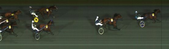 Målfoto for løp 1 på bane ST den 18.09.2021