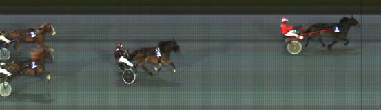 Målfoto for løp 2 på bane ST den 03.10.2021