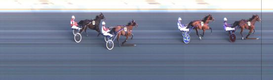 Målfoto for løp 1 på bane ST den 11.04.2022