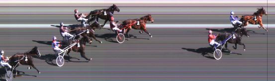 Målfoto for løp 6 på bane ST den 23.04.2022