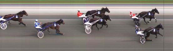 Målfoto for løp 2 på bane ST den 07.09.2022