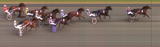 Målfoto for løp 8 på bane ST den 29.10.2022