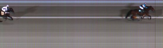 Målfoto for løp 2 på bane ST den 14.12.2022