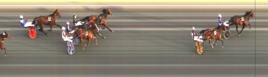 Målfoto for løp 7 på bane ST den 11.02.2023