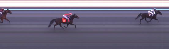 Målfoto for løp 1 på bane ST den 31.03.2023