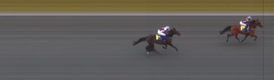 Målfoto for løp 2 på bane ST den 27.05.2023