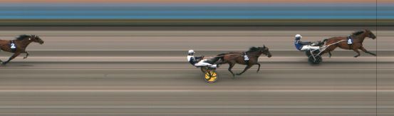 Målfoto for løp 2 på bane ST den 30.08.2023