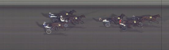 Målfoto for løp 1 på bane ST den 26.10.2024